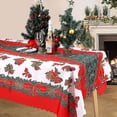 thumbnail image 5 of Mantel rectangular navideño con estampado, rectangular, resistente al agua, compatible con la decoración de la cocina y el comedor, 5 of 5