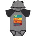 thumbnail image 3 of Inktastic Martial Arts Eat Sleep Ju Jitsu Repeat Boys or Girls Baby Bodysuit, 3 of 5