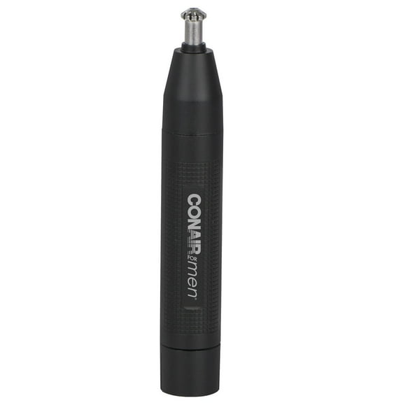 Tondeuse multitêtes à pile pour nez et oreilles Barber Shop – série pro de Conair avec tête en forme de diamant