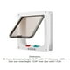 thumbnail image 4 of Puerta Abatible Para Perros Y Gatos Puerta con solapa para perros y gatos, cerradura de seguridad de 4 vías, puerta para mascotas pequeñas para gatitos (blanco M), 4 of 5