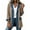 Khaki#2, variant on TGSLY Denim Patchwork Jacket for Women Notched Lapel Long Sleeve Ribbed Knit Blazer Dressy Casual Solid Color Single Breasted Button Coat with Pockets M