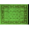 thumbnail image 1 of Ahgly Company Indoor Rectangle Oriental Green Traditional Area Rugs, 7' x 9', 1 of 4