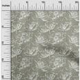thumbnail image 2 of oneOone Rayon Gray Fabric Floral Sewing Craft Projects Fabric Prints By Yard 56 Inch Wide, 2 of 4