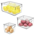 thumbnail image 6 of Sorbus Plastic Storage Clear Bins with Lid, Stackable Pantry Organizer Box Bin Containers for Organizing Kitchen Fridge, Food, Snack Pantry Cabinet, Fruit, Vegetables, Bathroom Supplies,, 6 of 20