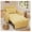 Yellow, variant on 3-in-1 Convertible Sofa Bed Chair, Pullout Adjustable Backrest, 33x26 Inch Space-Saving Linen Upholstered Lounge Seat for Apartments, Home Office, Bedrooms
