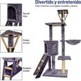 thumbnail image 3 of Torre para Gatos Bluelander Gris, 3 of 4