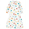 thumbnail image 3 of Hudson Baby Cotton Long-Sleeve Wearable Sleeping Bag, Sack, Blanket, Happy Planets, 18-24 Months, 3 of 4