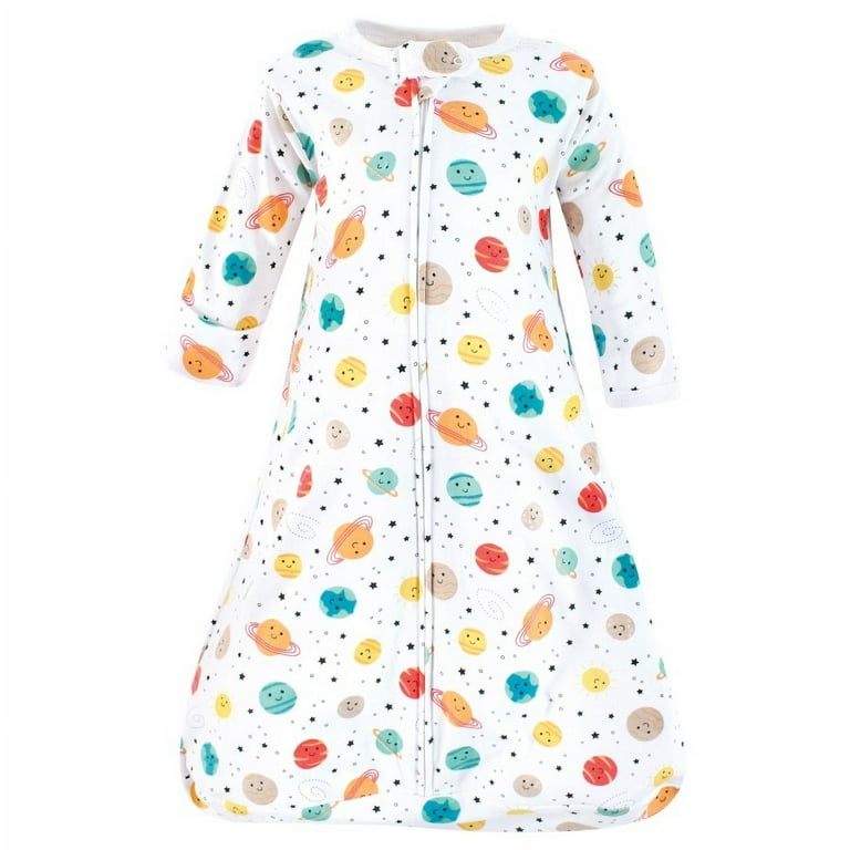 Hudson Baby Cotton Long-Sleeve Wearable Sleeping Bag, Sack