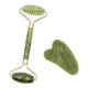 thumbnail image 3 of Rodillo de jade y Gua Sha: masajeador facial, corporal, de ojos y cuello. Reduce arrugas y promueve la circulación. si, 3 of 8