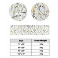 thumbnail image 6 of Xipuska Yellow Black Branches Bed Runners for Queen Size Bed, Decorative Bed Throws for Foot of Bed, Farmhouse Botanical Leaves Bed Runner Sofa Throw Bedding Scarf Protector Slipcover for Bedroom, 6 of 6