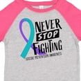 thumbnail image 4 of Inktastic Never Stop Fighting Suicide Prevention Awareness Ribbon Boys or Girls Toddler T-Shirt, 4 of 5