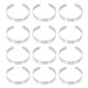 thumbnail image 1 of FELTECHELECTR 10 piezas de pulseras en blanco con estampado en blanco, brazalete curvo, accesorio para pulsera DIY, 1 of 7