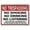 Warning Sign 5, variant on Metal No Soliciting No Politics Magazines Candy Religion Sign - 12×8 Inches, Home Office Enterprise Safety Equipment Warning Decor