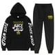 thumbnail image 1 of Nuevo rapero Juice Wrld mismo estilo sudadera traje suelto para hombres y mujeres Sudadera con capucha + pantalones de chándal, 1 of 5