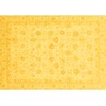 thumbnail image 1 of Ahgly Company Machine Washable Indoor Rectangle Oriental Yellow Traditional Area Rugs, 2' x 3', 1 of 4