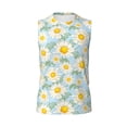 thumbnail image 6 of Picia Daisies Flowers mens Cotton Tank Undershirts , Moisture-wicking Ribbed Tanks, Lightweight Cotton Tank Undershirts-Small, 6 of 8