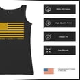 thumbnail image 6 of American Flag Courage Loyalty Honor Women's Tank Top USA Military Proud Army Veteran's Day DD 214 RED Friday, 6 of 7