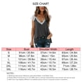 thumbnail image 4 of Women V Neck Lace Top Fashionable Casual Lace Splicing Women Summer Shirt for Daily Outdoor Shopping Dark Gray M, 4 of 4