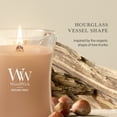 thumbnail image 4 of WoodWick Hazelnut Roast Medium Hourglass Candle, 4 of 8