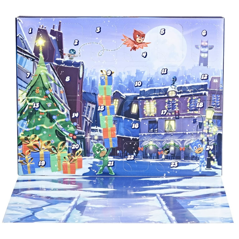 PJ Masks Christmas Playset Advent Calendar, 24 Surprise Toys