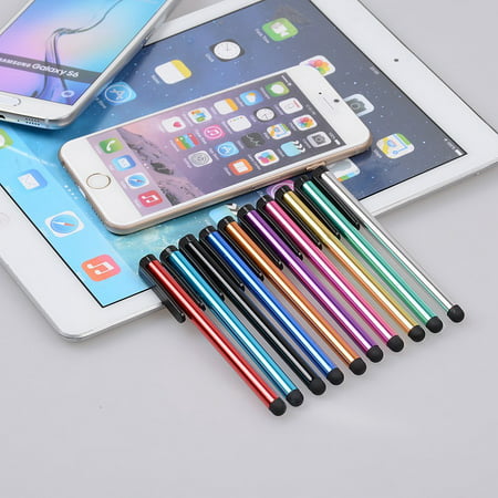 Stylus Pen, IC ICLOVER 10pcs Pencil Mini Stylus Fine Point Touchscreen Pen for iPhone 8/Plus 7 Plus 6s Plus 6/ iPad/ iPod Shuffle/ Samsung S8 S7 S6 Edge Plus S5 S4 S3 Note 5 4/ Talet/
