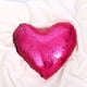 thumbnail image 2 of Funda de almohada decorativa con lentejuelas en forma de corazón, funda de almohada para el hogar, sala de estar, dormitorio, sofá, biblioteca de café (rojo rosa y plateado), 2 of 5