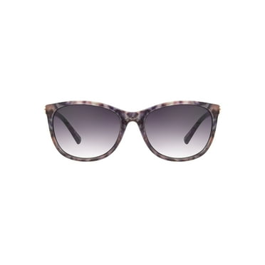 Foster Grant Women's Cat Eye Floral Fashion Sunglasses Purple