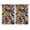 Beach Vacatio, variant on Hawaiian Beachy Vibes 2-Pack Kitchen Curtains, 42x63 Inch Colorful Exotic Leaf Print Semi-Sheer Rod Pocket Curtains for Small Windows