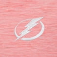 thumbnail image 2 of Men's Antigua  Coral Tampa Bay Lightning White Logo Bright Quarter-Zip Pullover, 2 of 2