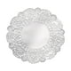 thumbnail image 1 of Uxcell 50 Pcs Servilletas de Papel de 5 Pulgadas Redondas de Encaje Decorativas, Papeles Desechables para Comidas y Fiestas, Plateado, 1 of 6
