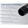 thumbnail image 5 of Wall Mounted Brass Shower Arm 6-inches with Flange Replacement for Delta U4993-BL, Matte Black$$Tools & Hardware Other, 5 of 5