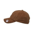 thumbnail image 3 of WITHMOONS Corduroy Keith Haring Baseball Cap Lettering Hat CR11360 (Brown), 3 of 6