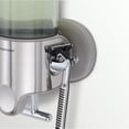 thumbnail image 2 of simplehuman Triple Wall Mount Shower Pump, 3 x 15 fl. oz. Shampoo and Soap Dispensers, Stainless Steel, 2 of 4