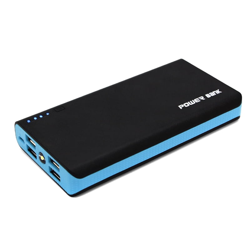 DIY 2.1A Mobile Power Bank Case Battery Charger Box Case with 4 USB