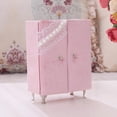 thumbnail image 2 of Caja de Joyería de Forma de Armario Yuyangstore Organizador de Almacenamiento de Joyas, 2 of 8
