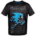 thumbnail image 7 of SEGA Sonic the Hedgehog Toddler Boys' 3-Pack Athletic T-Shirts Black Light Blue Navy, 7 of 7
