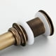 thumbnail image 2 of Desagüe y accesorios para fregaderos y lavabos,Tapón Desagüe para Lavabo Pop-up Retro Sin Rebosadero en Latón Bronceado Válvula Universal Escurridor para Fregadero Sifón para Lavabo,, 2 of 5