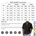 thumbnail image 4 of Yungyresw Short Sleeve Shirt for Men Turn Down Collar Double Pocket Casual Tshirts Breathable Summer Loose Shirts, 4 of 8