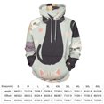 thumbnail image 2 of Cute Kitty Pattern(2) Men's Women Vintage 3D Hooded Sweatshirt - All-Season Loose Fit Streetwear, 2 of 6