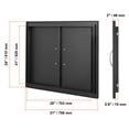 thumbnail image 4 of KFFKFF Barbecue Access Portal, Dimensions 31W x 24H Inch, Dual Exterior Cooking Area Entry, Chilled Plate Inset Door, Vertical Wall Entry with Grips, Suitable for Barbecue Island, 4 of 9