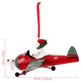 thumbnail image 5 of Adorno colgante navideño, árbol de Navidad, muñeco de nieve, avión, colgante, recuerdo de fiesta, 5 of 5