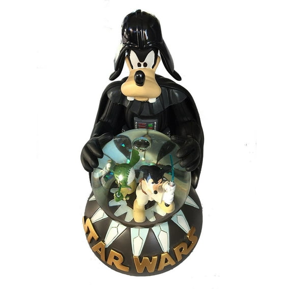 Disney Parks Star Wars Goofy as Darth Vader SnowGlobe New