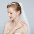 thumbnail image 1 of Mujeres Coronas Cabello Joyas Boda Diadema Nupcial Soledad Corona cristalina de la tiara de la boda, 1 of 8