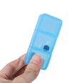 thumbnail image 5 of Unique Bargains 1 Pc 3 Compartment Pill Case Durable for Travel Blue, 5 of 6