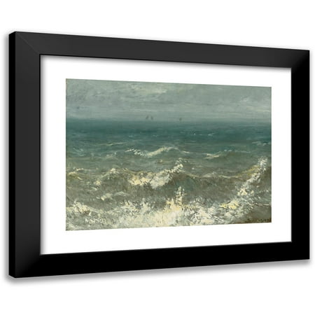 Jules Dupré 14x11 Black Modern Framed Museum Art Print Titled - Deep Sea