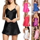 thumbnail image 2 of 2022 camisón Sexy para mujer, lencería de seda satinada, ropa de dormir sexual, Top erótico, ropa interior, camisón, picardías, pijamas, disfraces exóticos xuanjing unisex, 2 of 2