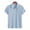 Sky Blue, variant on Zivyakyron Mens Polo Shirts Collared Short Sleeve Summer Clothes for Men Breathable Beach Casual Loose Plian Top