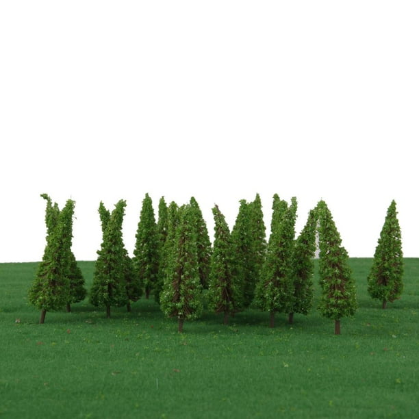 50 Piezas de Plástico Modelo de árboles de Pagoda para Manualidades, Juegos de , Paisajes de Juegos de O de