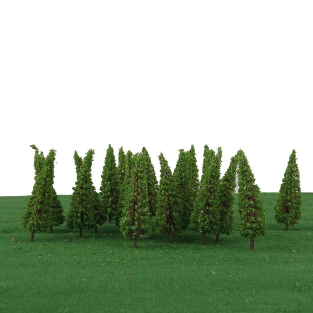 50 Piezas de Plástico Modelo de árboles de Pagoda para Manualidades, Juegos de , Paisajes de Juegos de O de