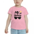 thumbnail image 2 of My 1st First Birthday Boy Gril Cute Toddler T Shirts for Boys Girls (Pink, 5/6T), 2 of 5